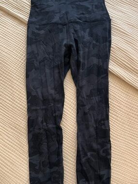 lululemon athletica Black Camo Leggings